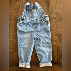 Oshkosh overalls with cute flower detailing